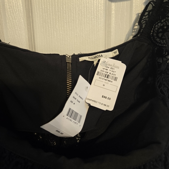 Tularosa black crochet lace Amelia top, NWT size M - Picture 5 of 7